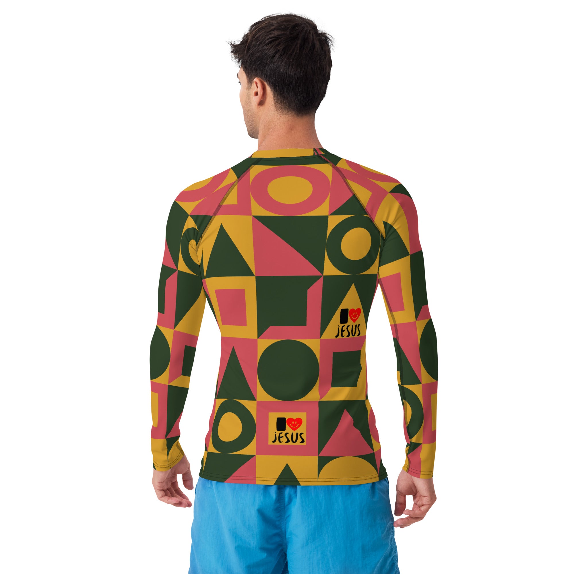 I Love Jesus - Men's Rash Guard