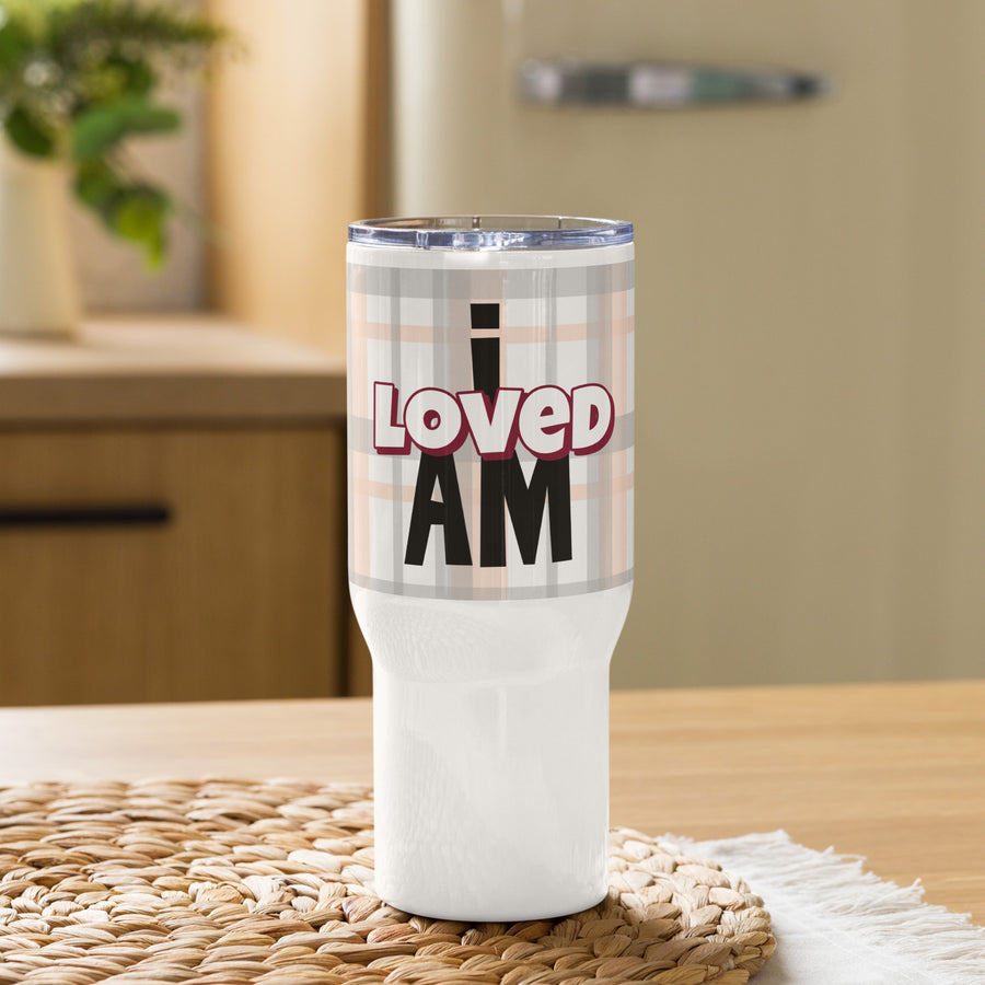 I Am Loved - Travel mug with a handle
