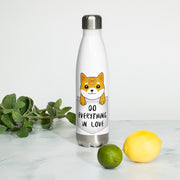 Love Stainless Steel Water Bottle